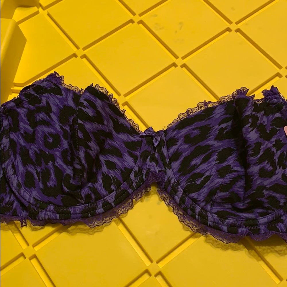 Animal print bra
